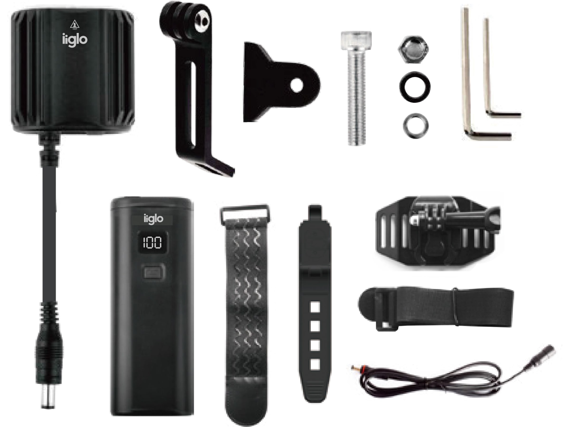 iiglo cykel och pannlampa 1600 lumen Pannlampor & ficklampor