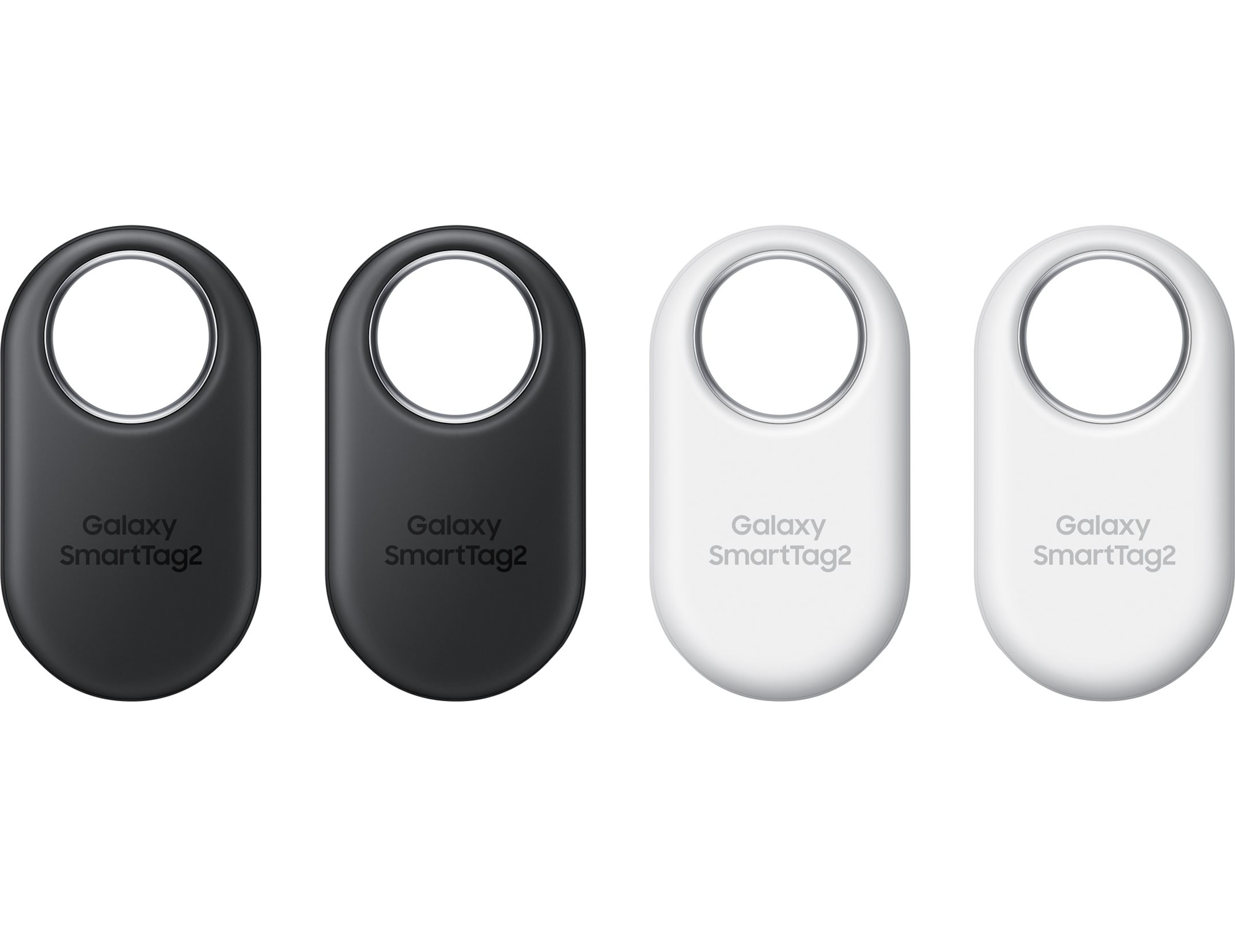 Samsung Galaxy SmartTag2 spårningschip 4-pack (svart/vit) Bluetooth tracker & GPS