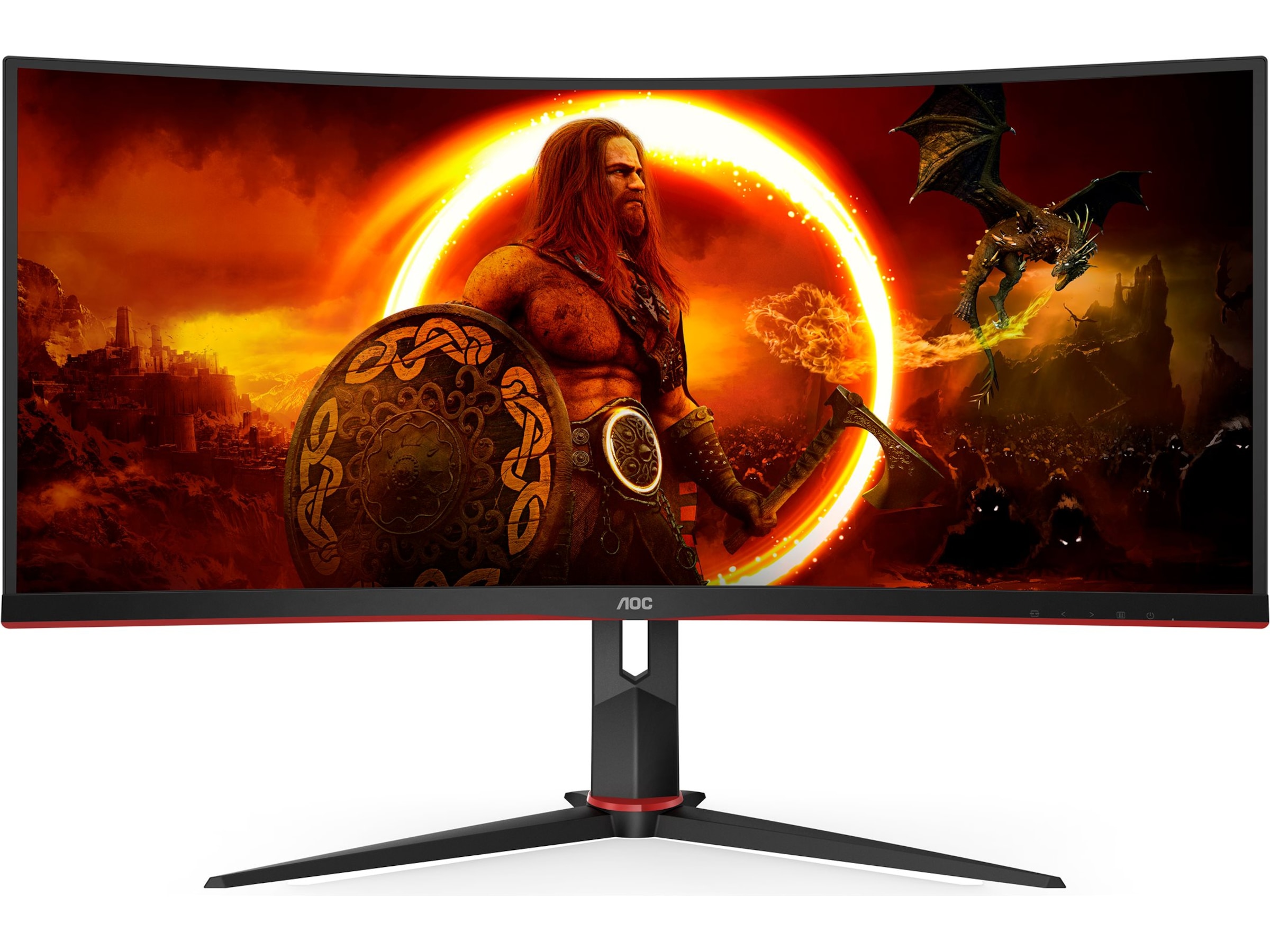 AOC 34" curved gamingskärm CU34G2XP Datorskärm
