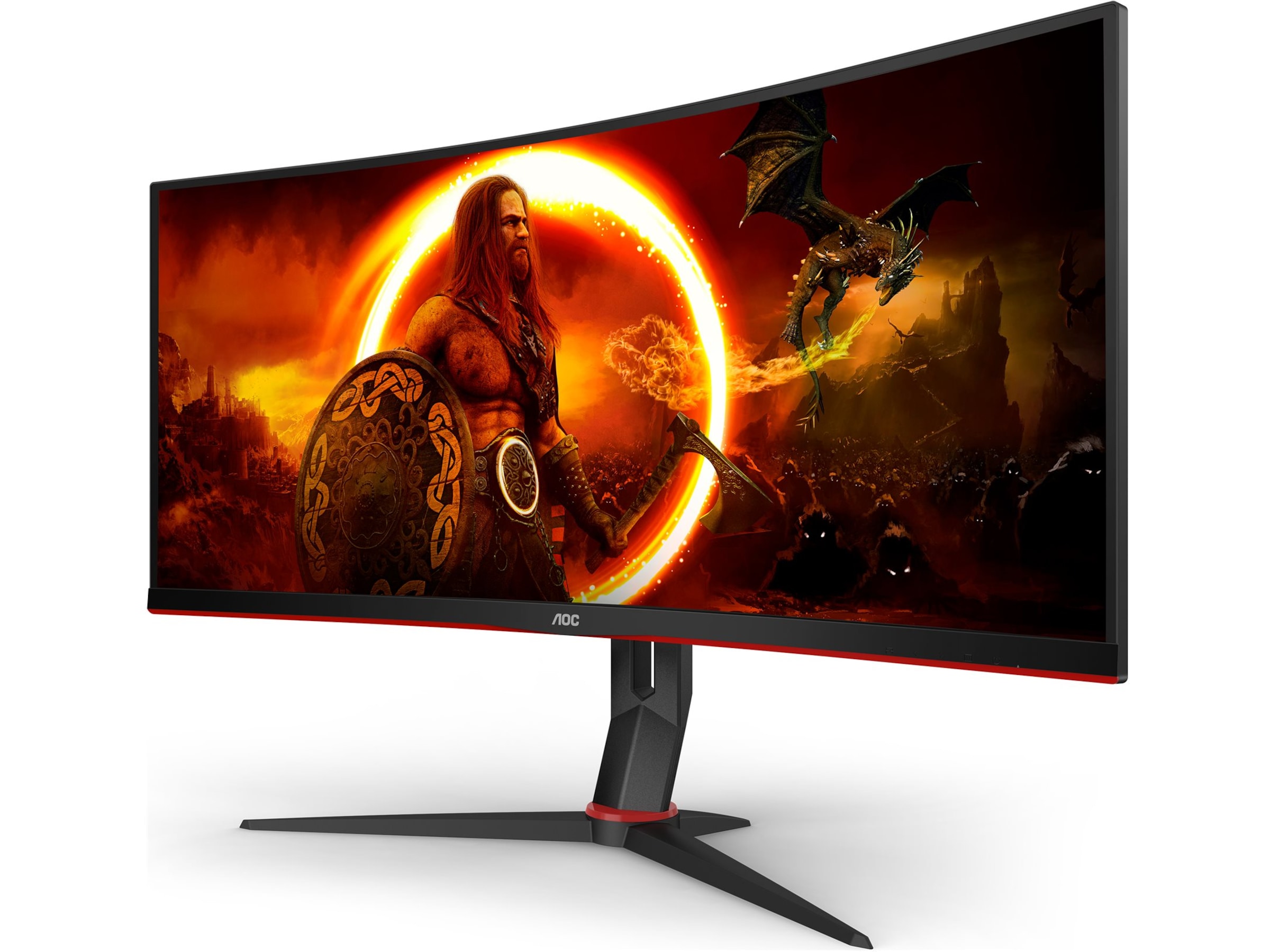 AOC 34" curved gamingskärm CU34G2XP Datorskärm