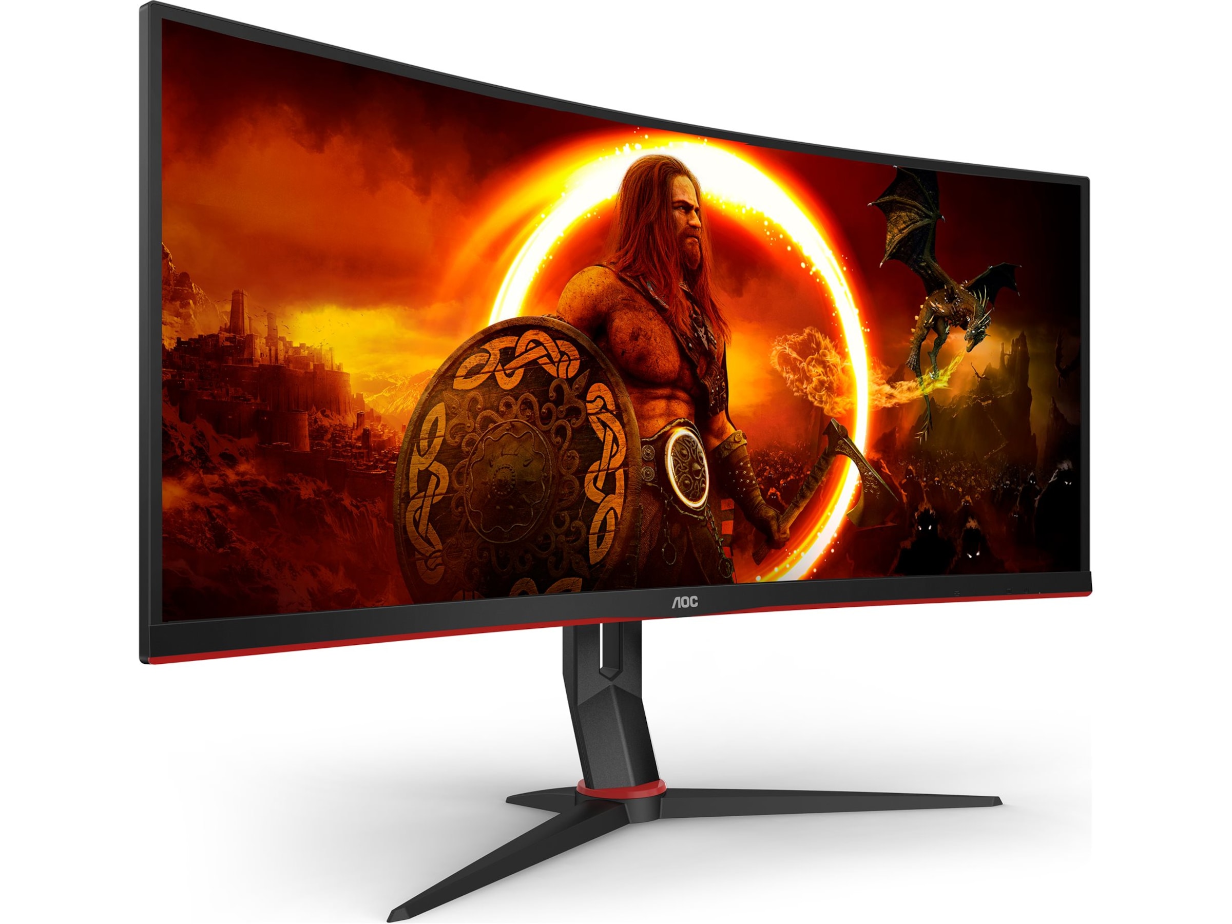AOC 34" curved gamingskärm CU34G2XP Datorskärm