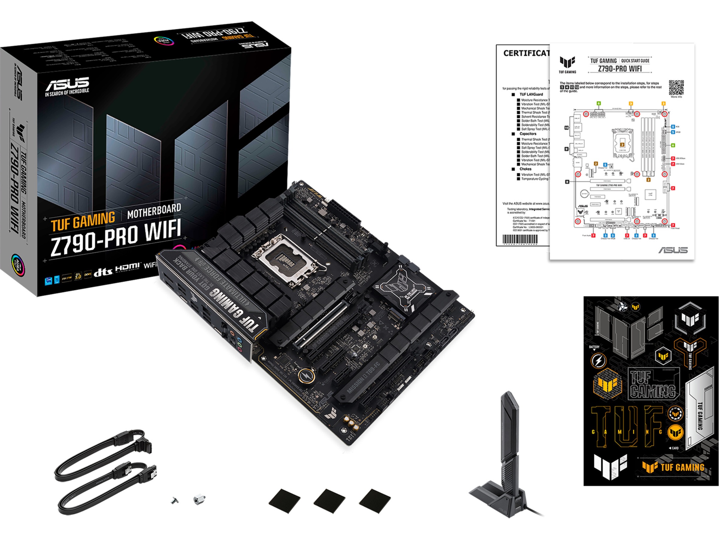 Asus TUF Gaming Z790-PRO WIFI Moderkort Intel Socket
