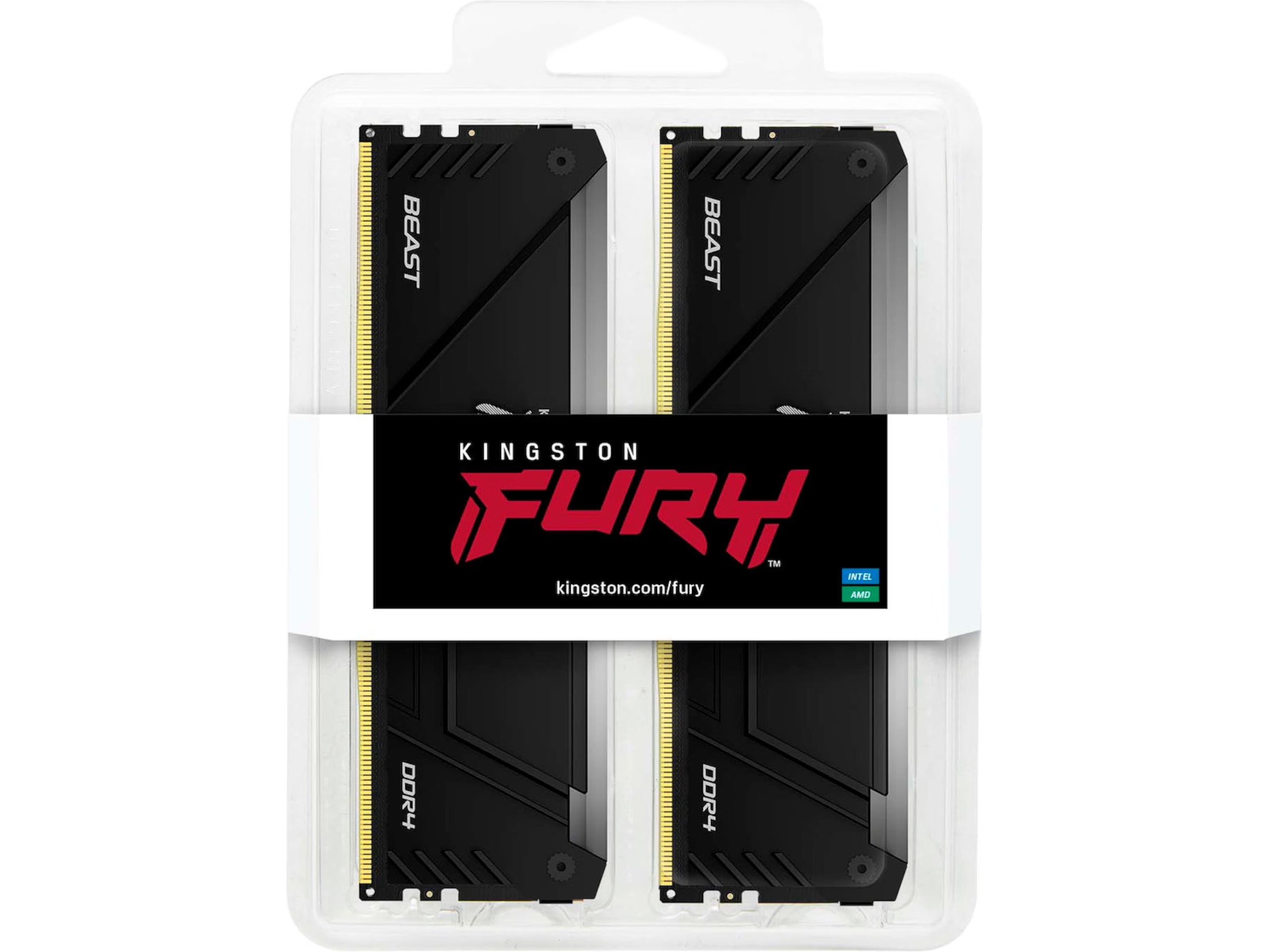 Kingston FURY Beast Black RGB DDR4 3200MHz 16GB Minne