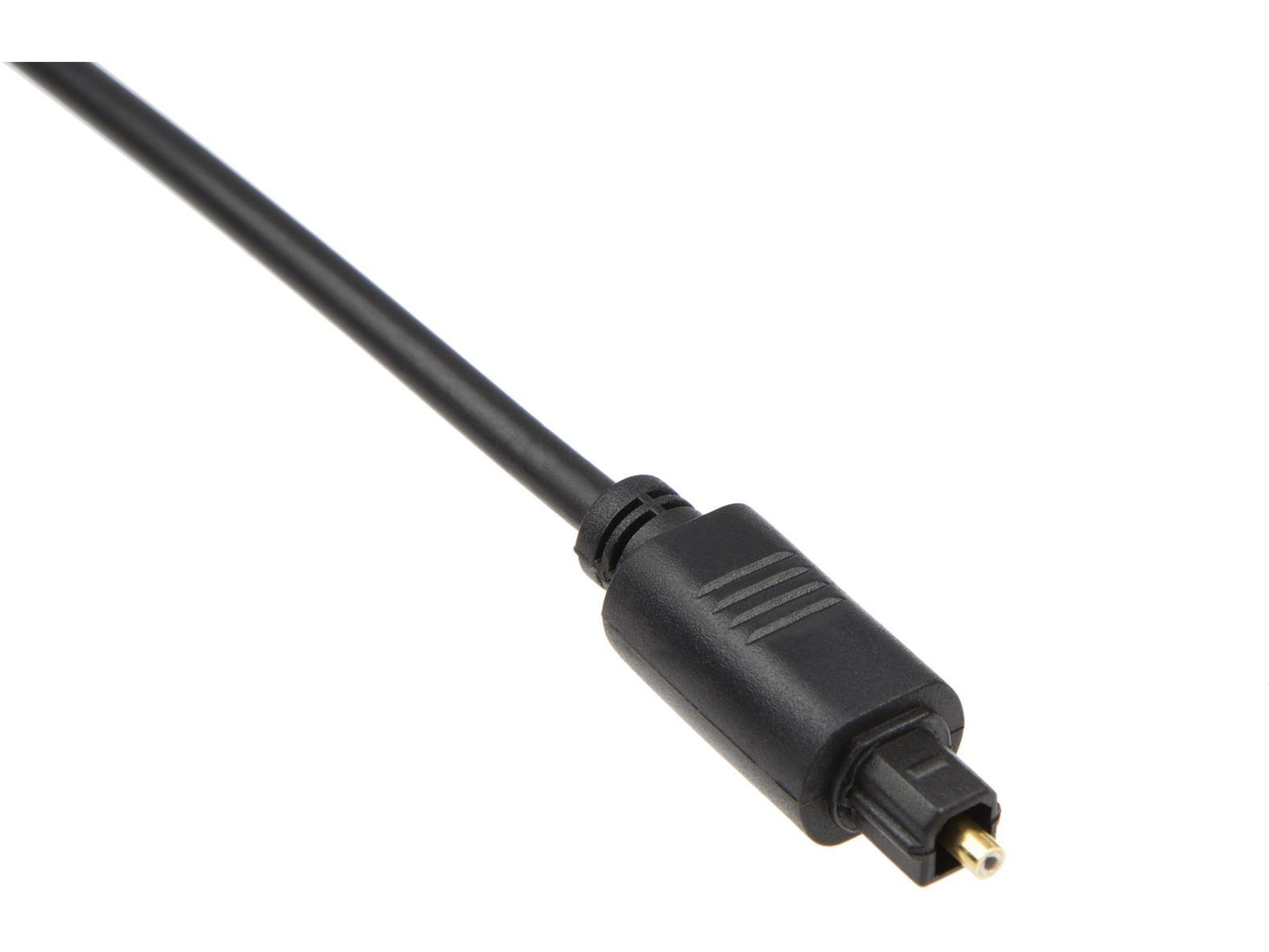 Toslink kabel 3m (svart) HiFi- och högtalarkablar