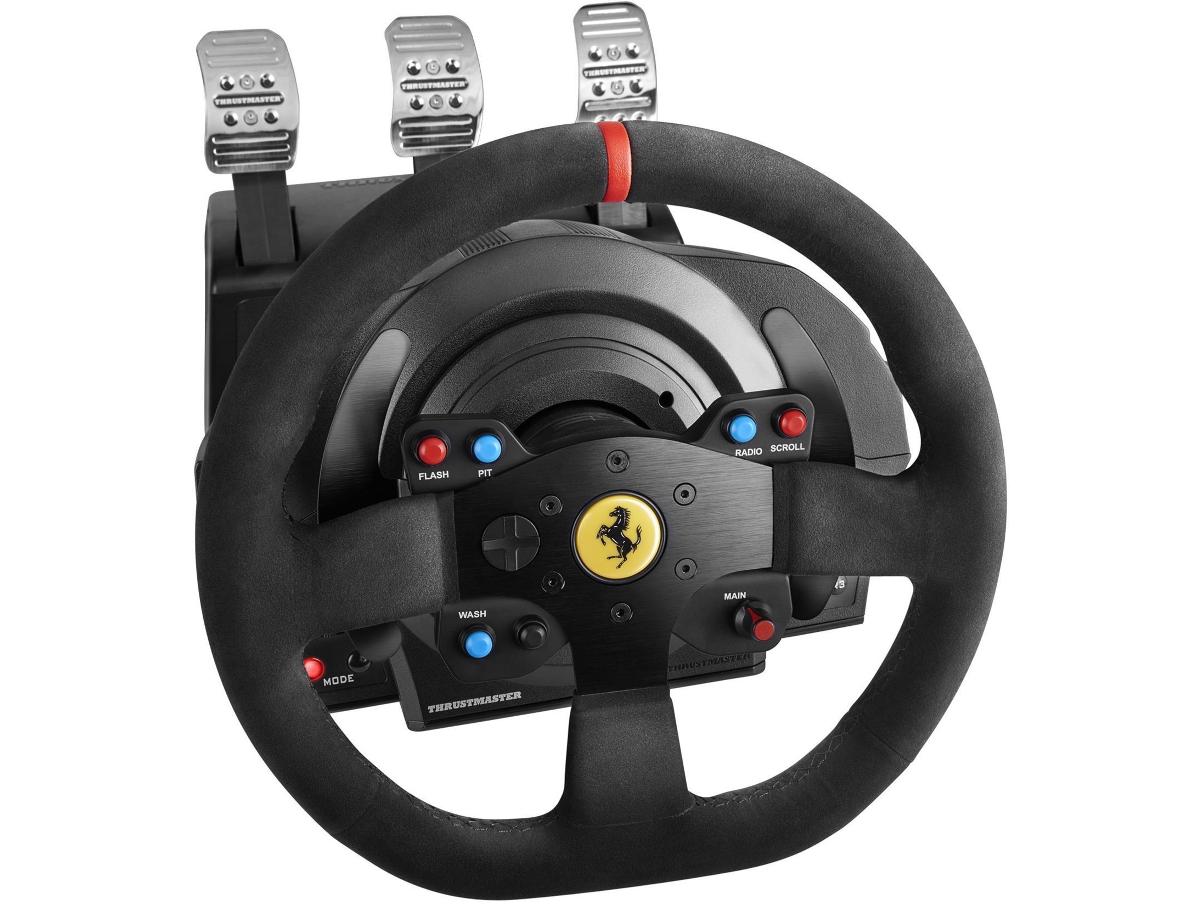 Thrustmaster T300 Ferrari Alcantara Edit Ratt & pedaler