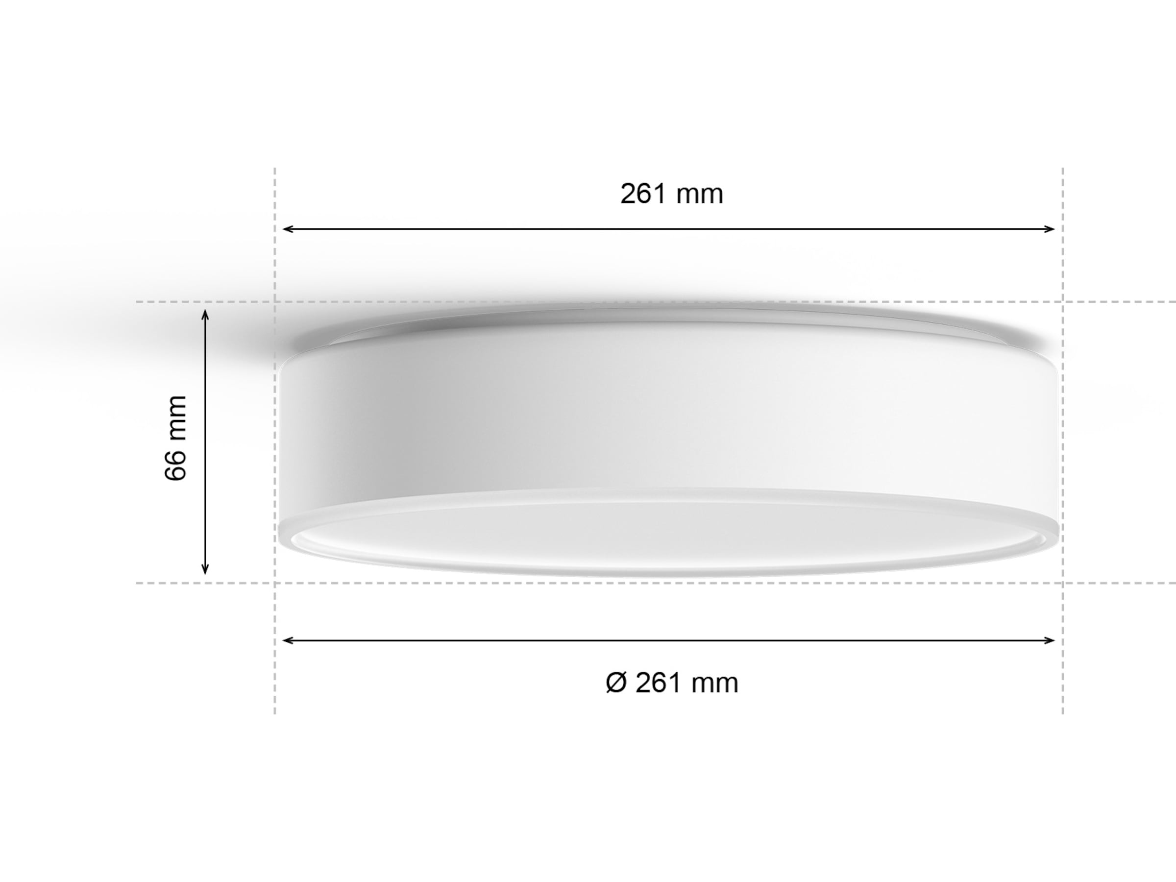 Philips Hue Enrave small taklampa (vit) Taklampa