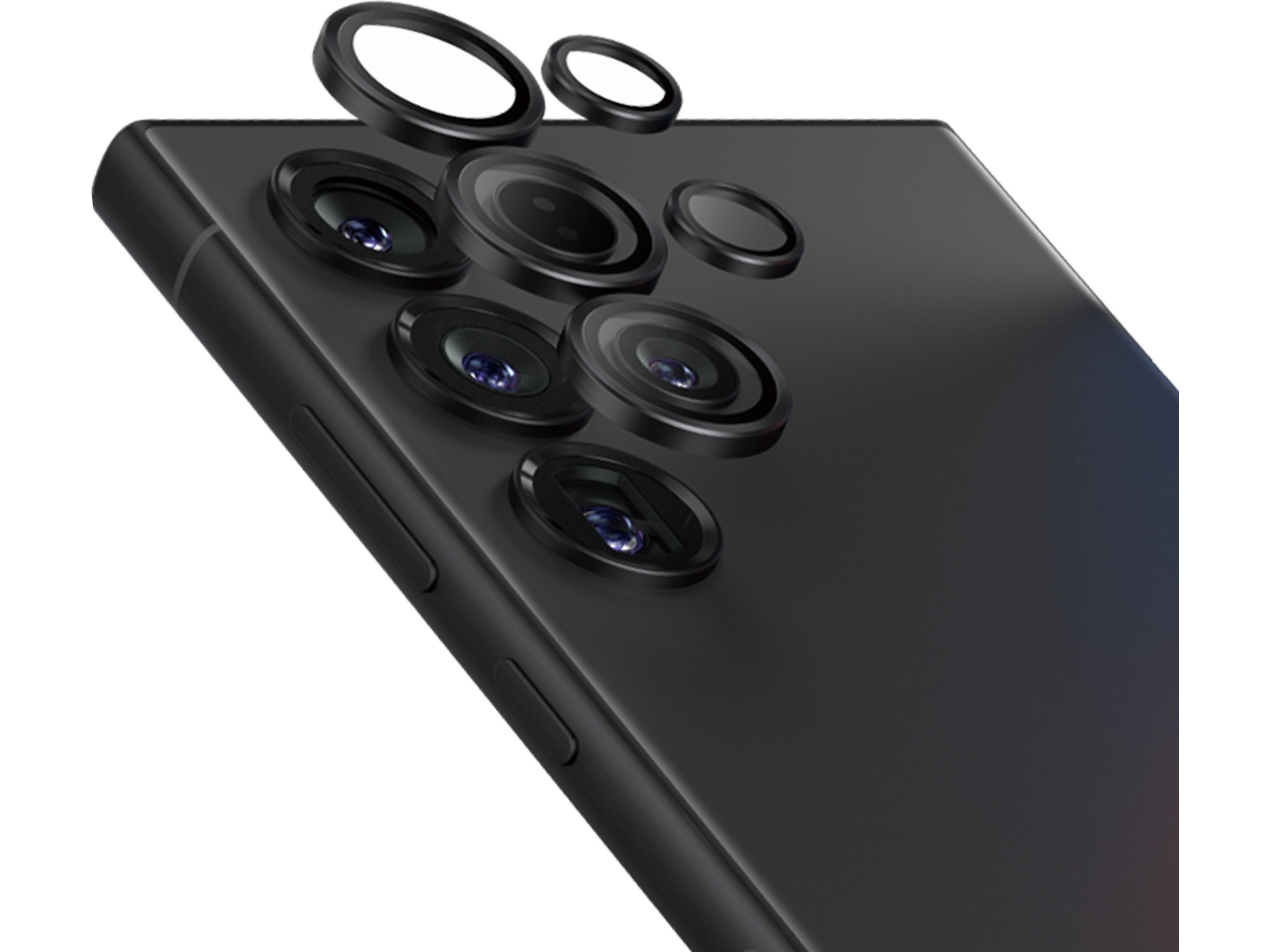 PanzerGlass Galaxy S25 Ultra Hoops Ceramic Linsskydd (svart) Skärmskydd