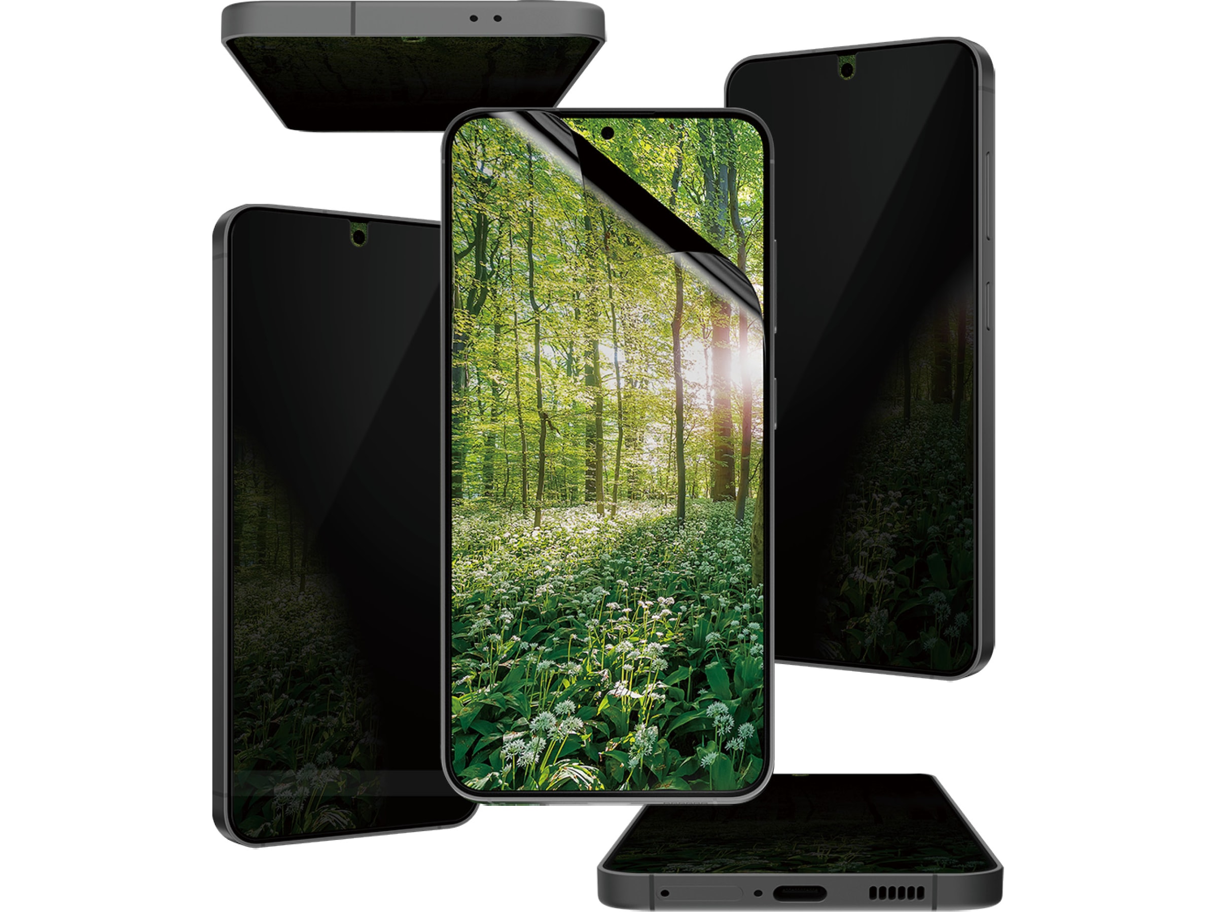 PanzerGlass Galaxy S25+ ECO MATRIX 4-way Privacy skärmskydd Skärmskydd