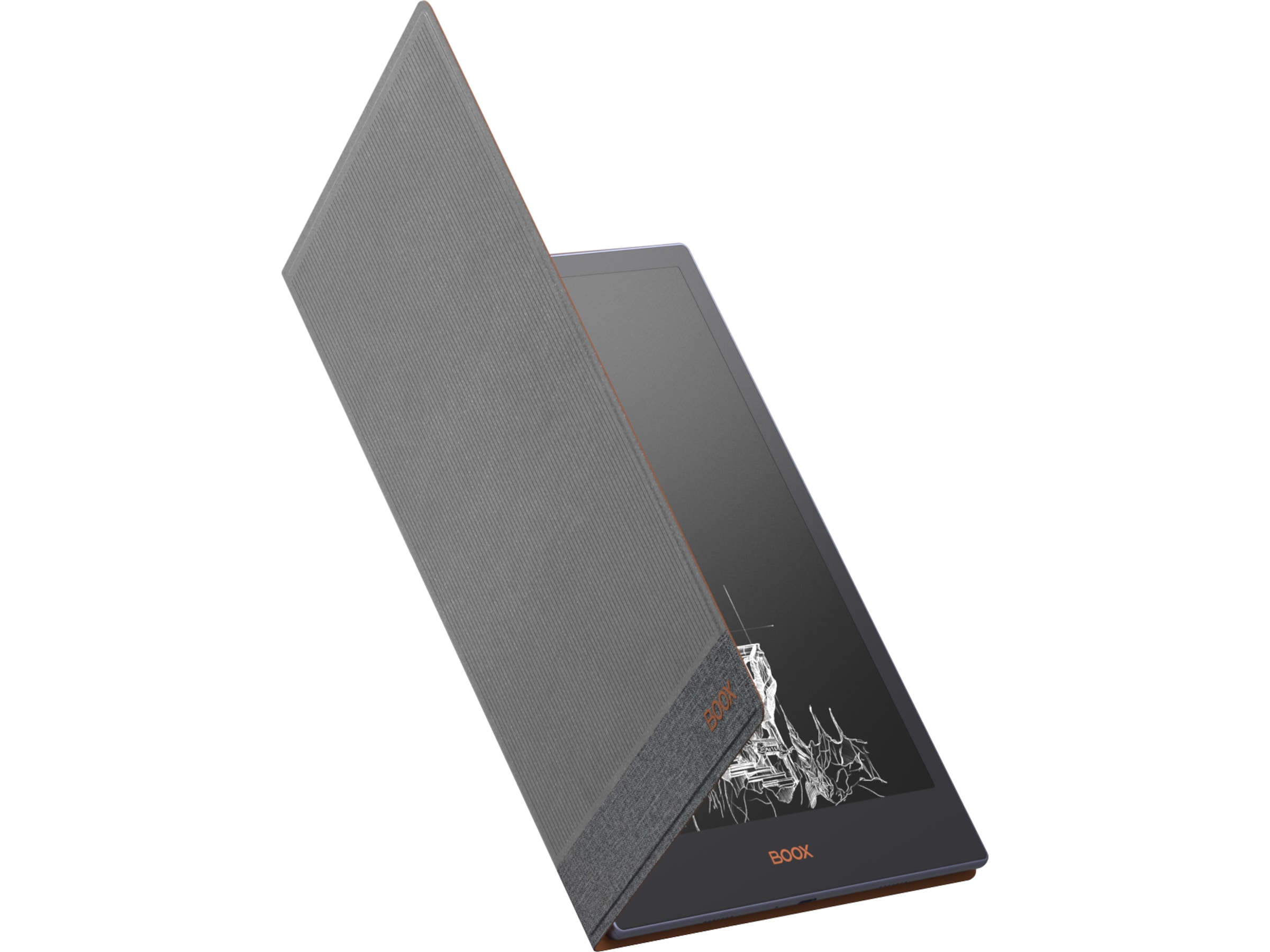 Onyx BOOX Note 5 Flipfodral (grå) Tillbehör till E-boksläsare