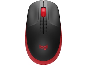 Logitech M190 Normalstor trådlös mus röd Mus
