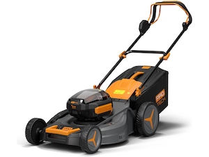 Protech 62 V gräsklippare (51cm), inkl 5Ah batteri och snabbladdare Batteridriven gräsklippare