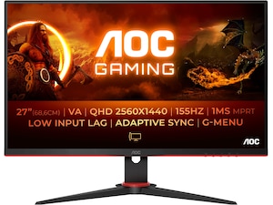 AOC 27" gamingskärm Q27G2E/BK Datorskärm