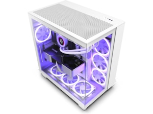 NZXT H9 Flow Dual Chamber Mid Tower (vit) Midi tower