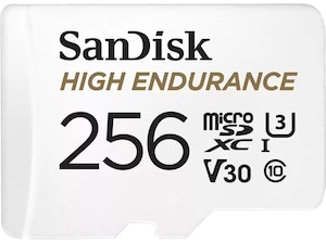 SanDisk High Endurance microSDXC 256GB Minneskort