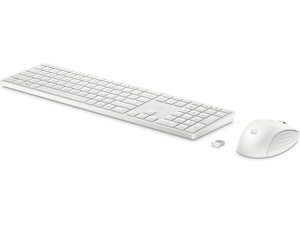 HP 650 kombinerat trådlöst tangentbord och mus (vit) Tangentbord