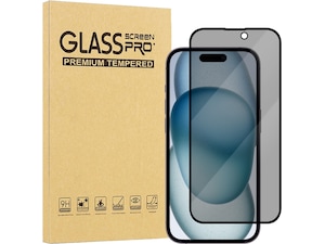 iiglo iPhone 15 Pro Max 3D Privacy Skärmskydd Skärmskydd