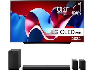 LG  83'' C4 OLED OLED83C4 + soundbar Över 80 tums TV