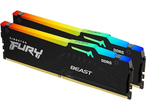 Kingston FURY Beast RGB DDR5 6000MHz 32GB Minne