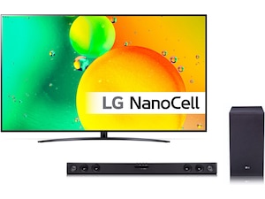 LG 75" NANO NanoCell 4K TV 75NANO76 70 - 79 tums TV
