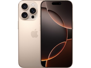iPhone 16 Pro 512GB (sandfärgat titan) Mobiltelefoner