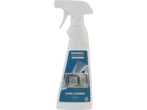 Nordic Quality Stål rengöringsspray 250 ml Tillbehör till hällar, ugn och spis