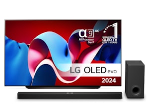 LG 65'' OLED evo C4 4K TV (2024) OLED65C44LA 60 - 69 tums TV
