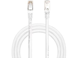 Nätverkskabel CAT6e 2m (vit) Nätverkskablar