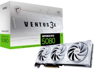 MSI GeForce RTX 5080 VENTUS 3X OC (vit) Grafikkort