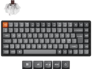 Keychron K2 MAX trådlöst gamingtangentbord (super brown) Gamingtangentbord