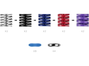 MOZA CRP2 Performance Accessory Kit Ratt & pedaler