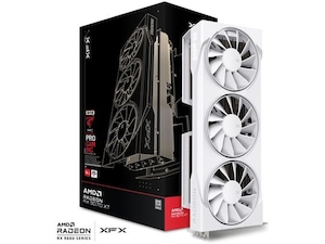 XFX Swift AMD Radeon RX 9070 XT Triple Fan Gaming (vit) Grafikkort