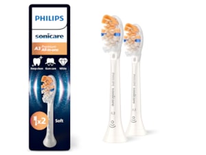Philips Sonicare A3 Premium All-in-One borsthuvuden (2pack, vit) Tandborsthuvud
