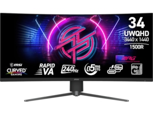 MSI 34" curved gamingskärm MAG 346CQRF X24 Datorskärm