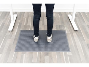 KENSON Ståmatte 49 x 63, Svart Ergonomi
