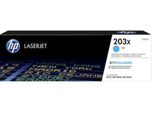 HP Toner 203X Cyan Lasertoner HP Toner 203X Cyan Lasertoner