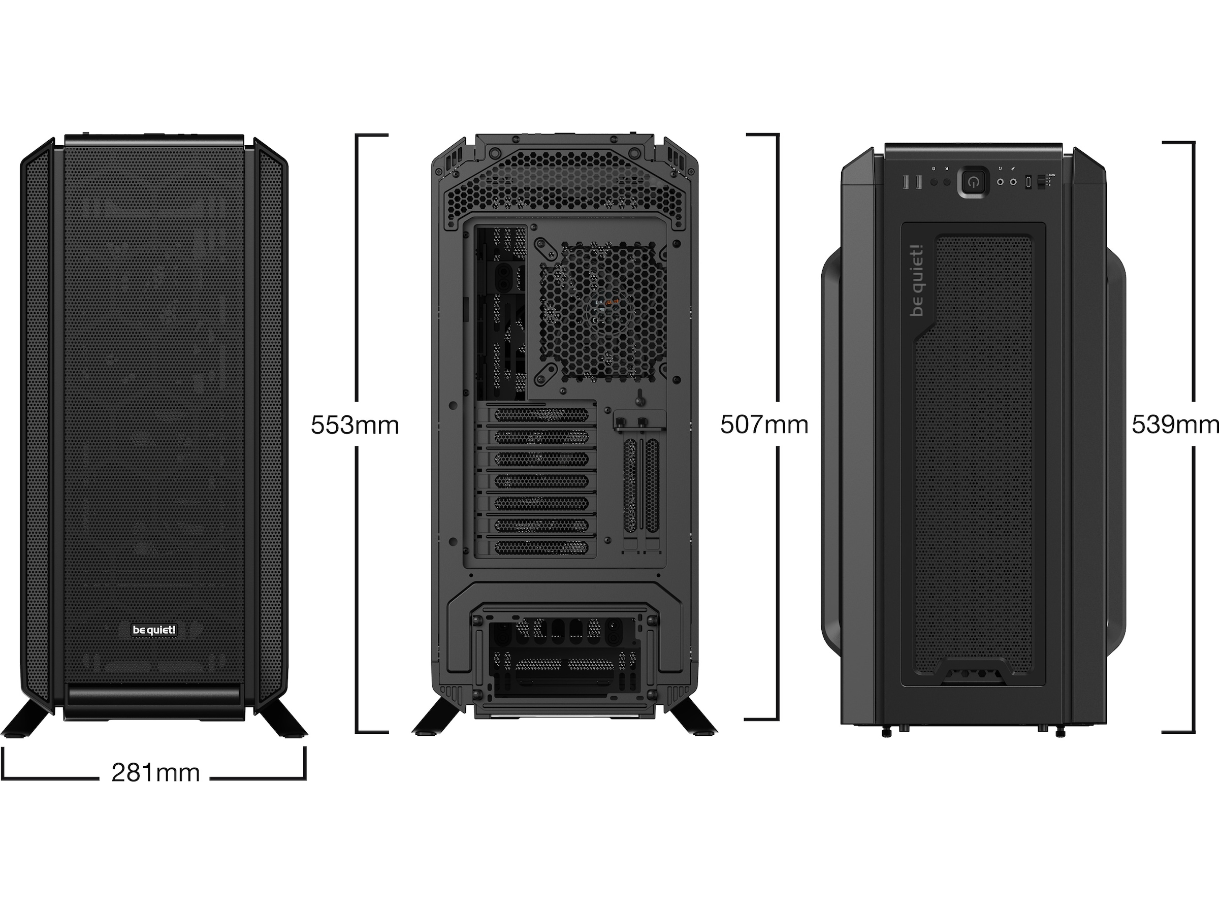 Be Quiet! Silent Base 802 Window Svart Midi tower