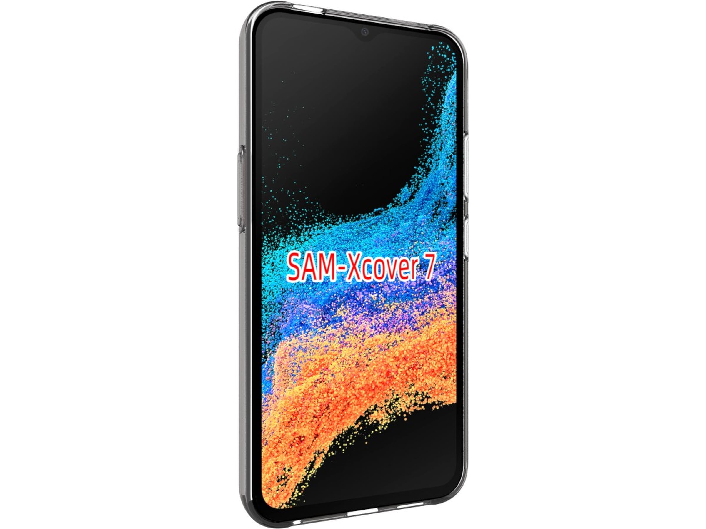 iiglo Samsung XCover 7 Silikonskydd (transparent) Skydd