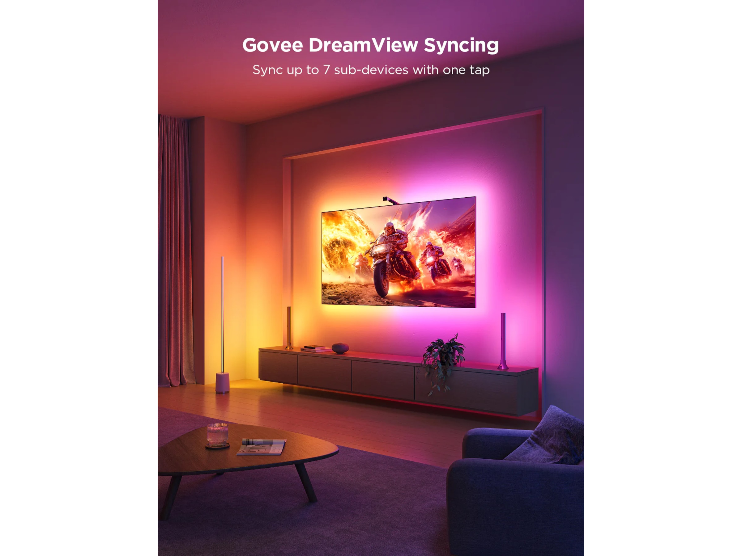 Govee Envisual TV Backlight 3 Lite(55-65'') Led strips & underhållning