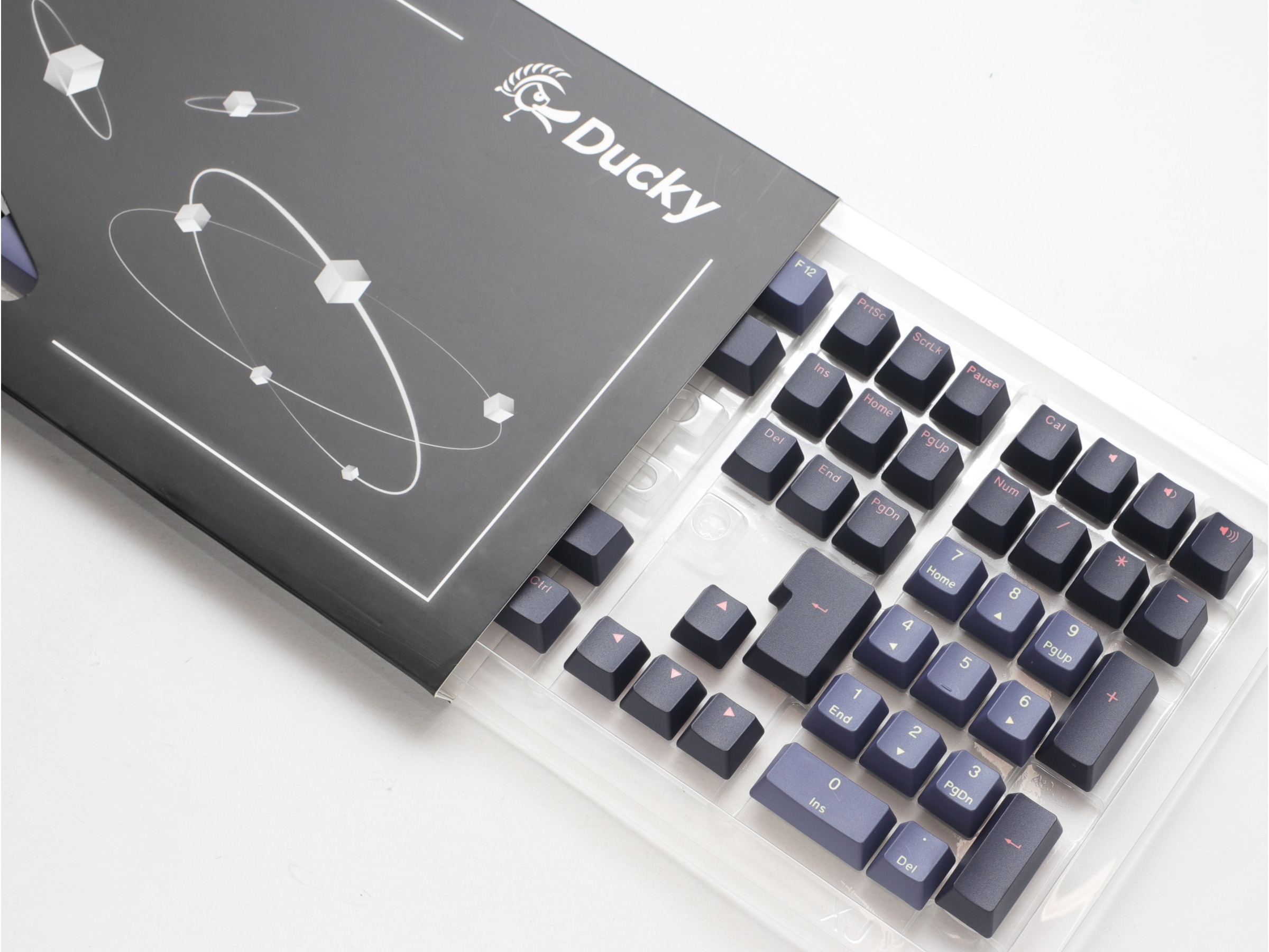 Ducky PBT Cosmic Keycaps (Blå/svart) Tillbehör