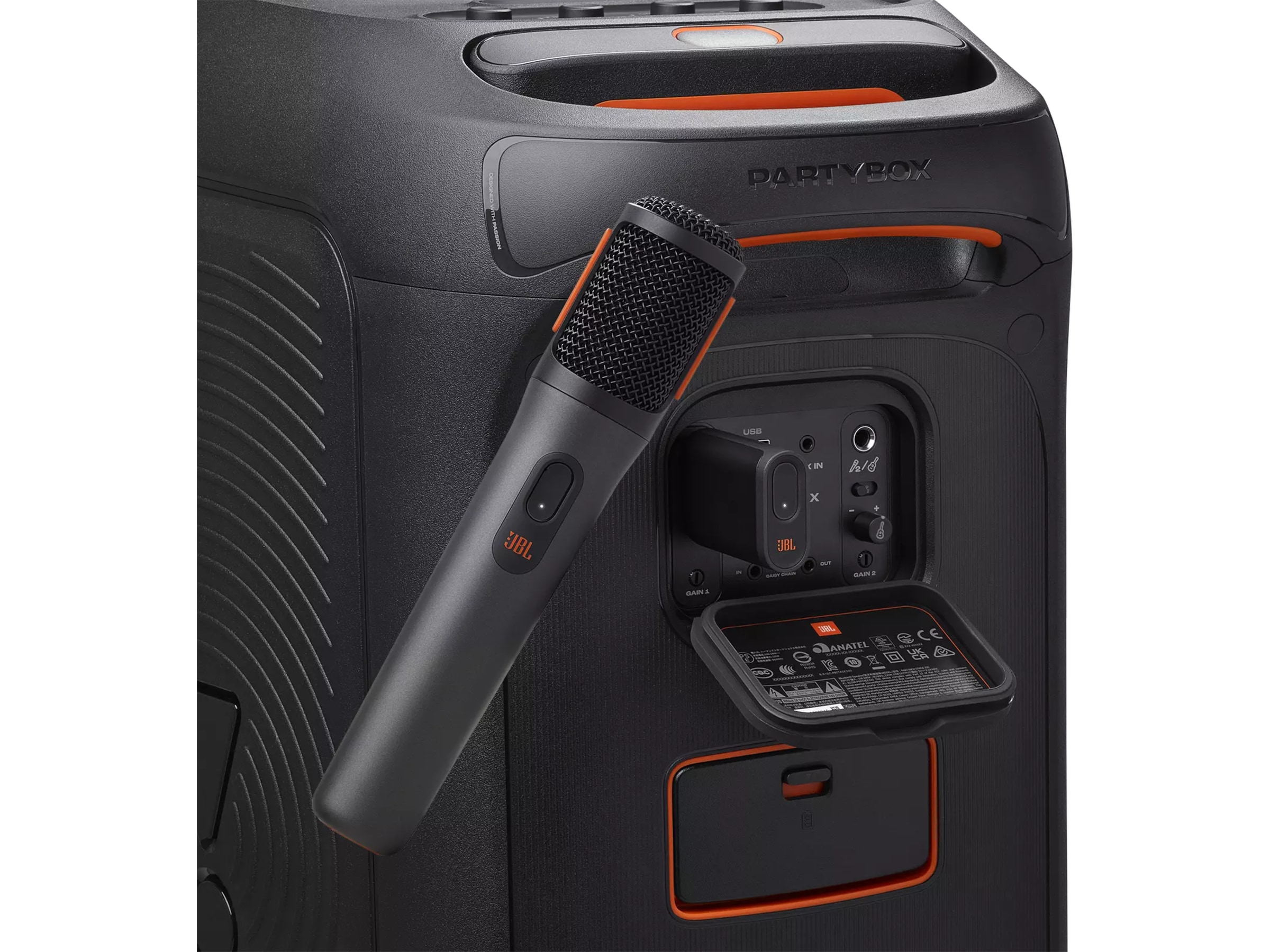 JBL PartyBox 2x Trådlös Mikrofon Trådlös / Bluetooth högtalare