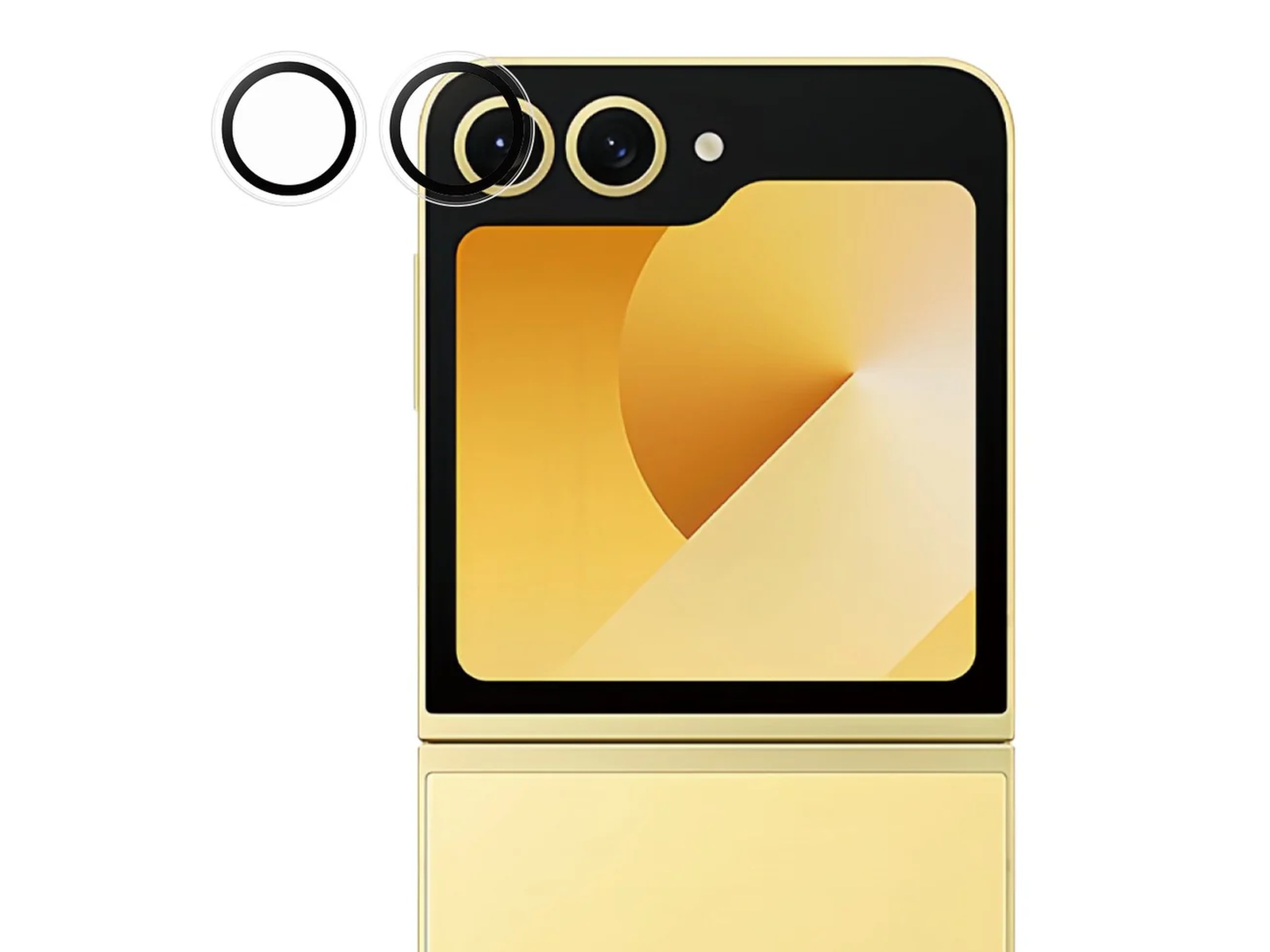 PanzerGlass Galaxy Z Flip7 FE Hoops Linsskydd (transparent) Skärmskydd