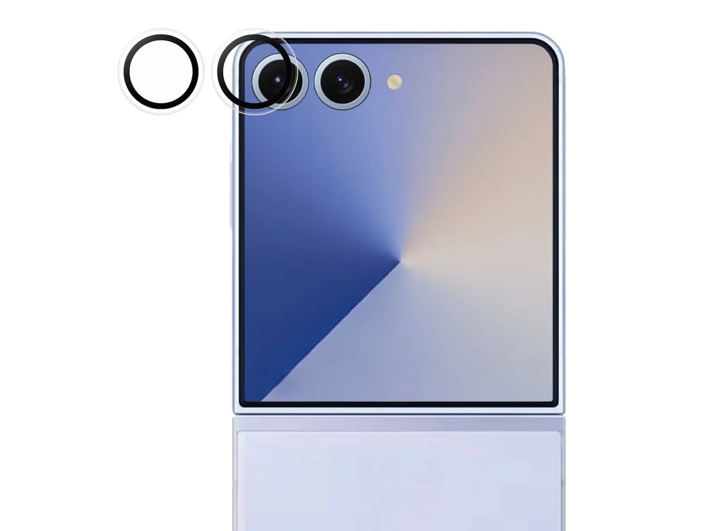 PanzerGlass Galaxy Z Flip7 Hoops Linsskydd (transparent) Skärmskydd