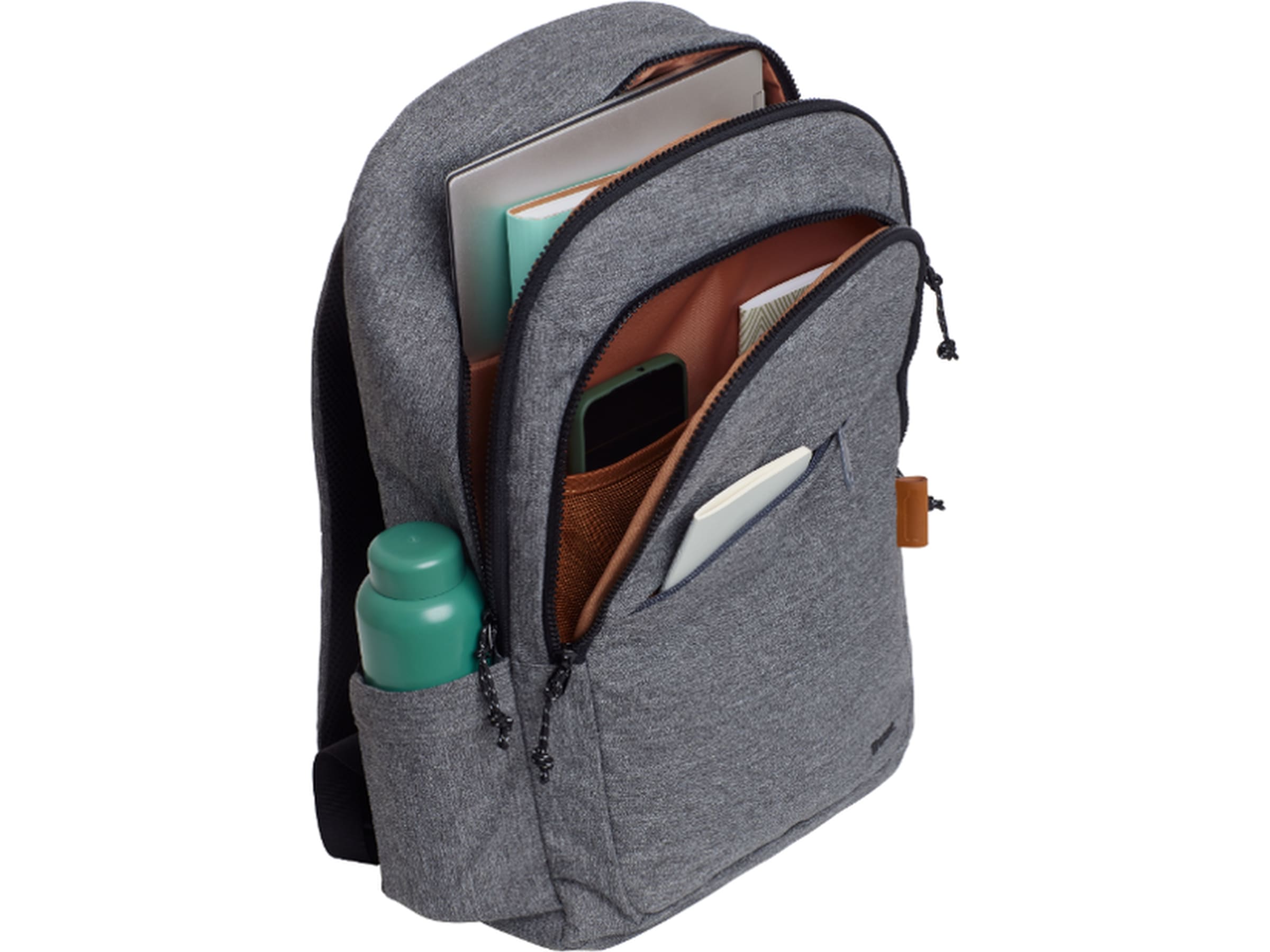 AVANA 16" Eco-Ryggsäck (grå) Ryggsäck, väska och fodral