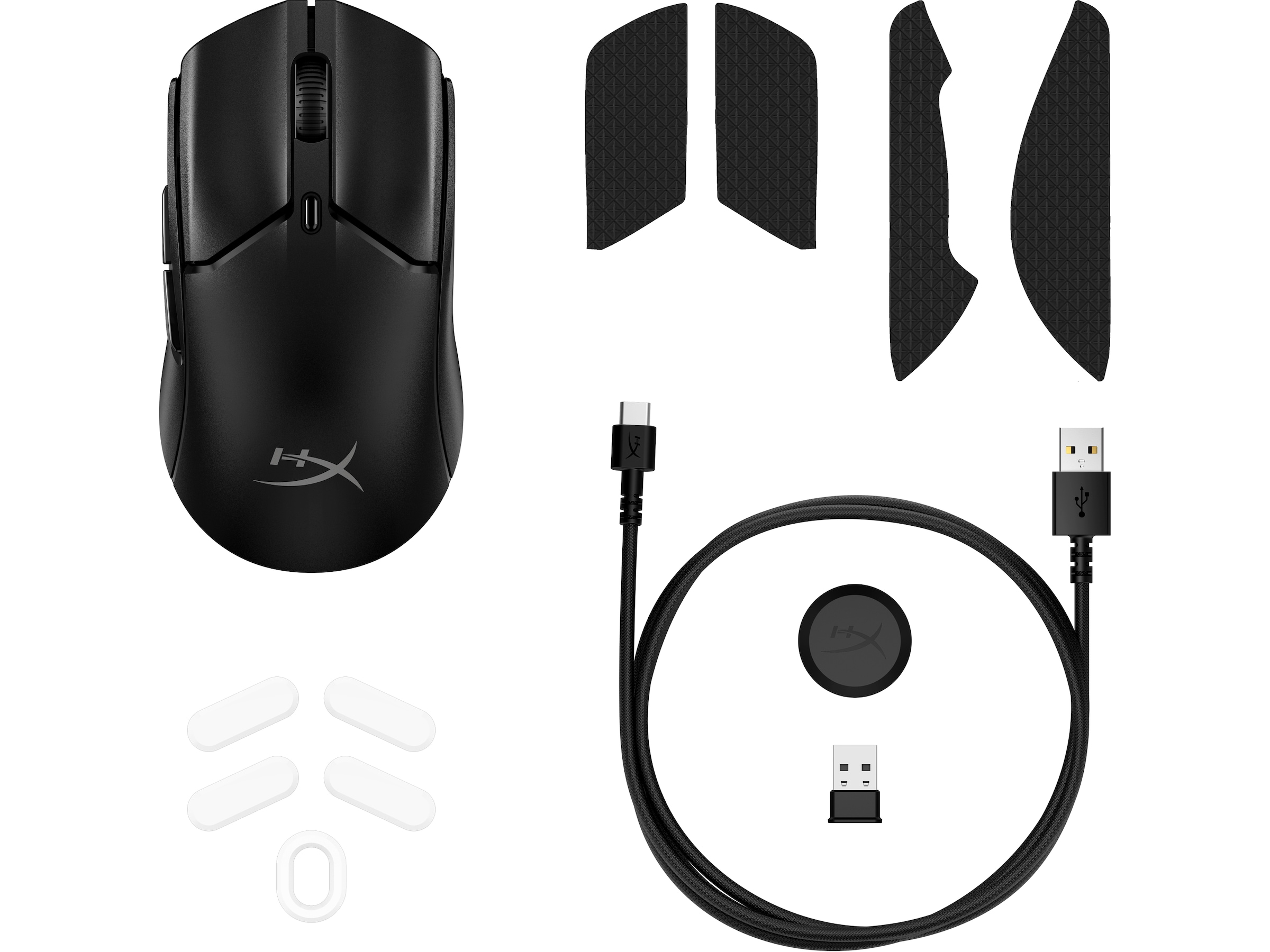 HyperX Pulsefire Haste 2 Mini trådlös gamingmus (svart) Gamingmus