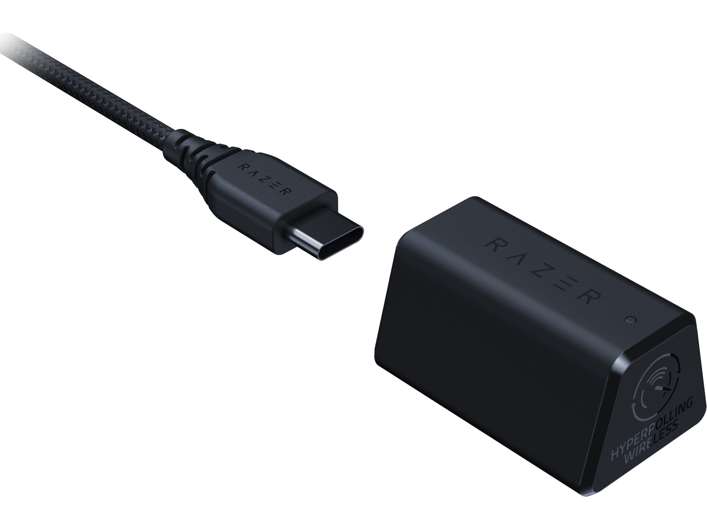 Razer DeathAdder V3 Pro + HyperPolling Wireless Dongle (svart) Gamingmus