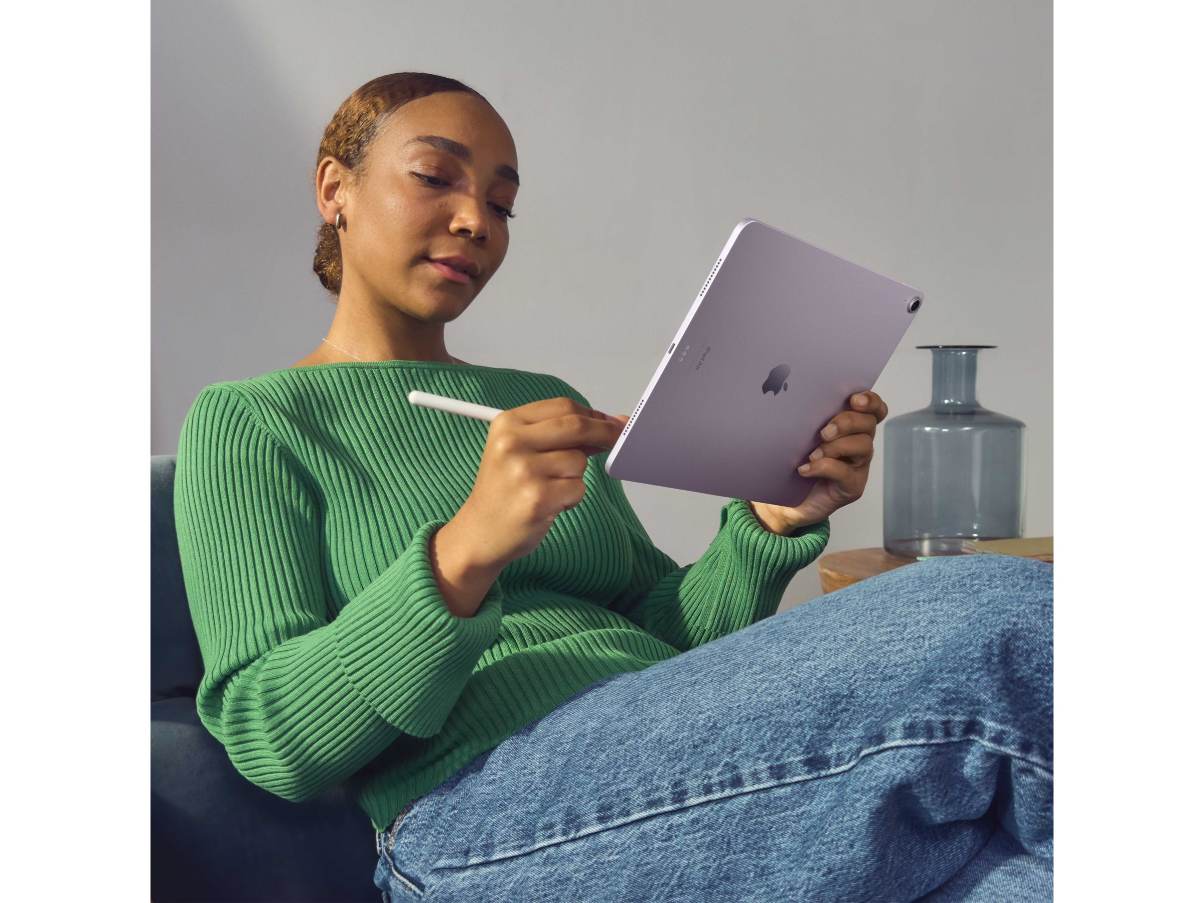 iPad Air 13" (2024) 512GB 5G (purple) Surfplattor