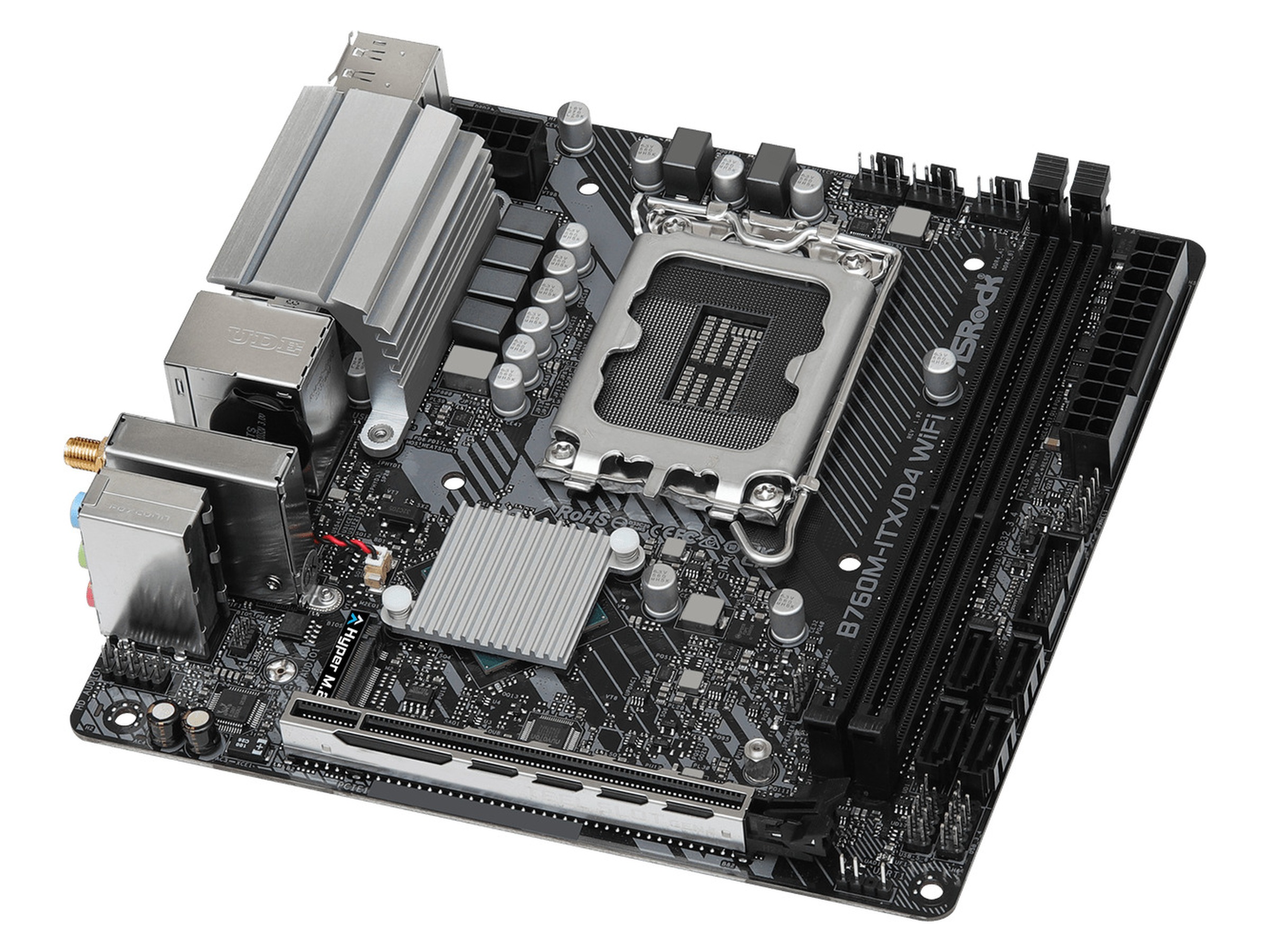 ASRock B760M-ITX/D4 WIFI Moderkort Intel Socket