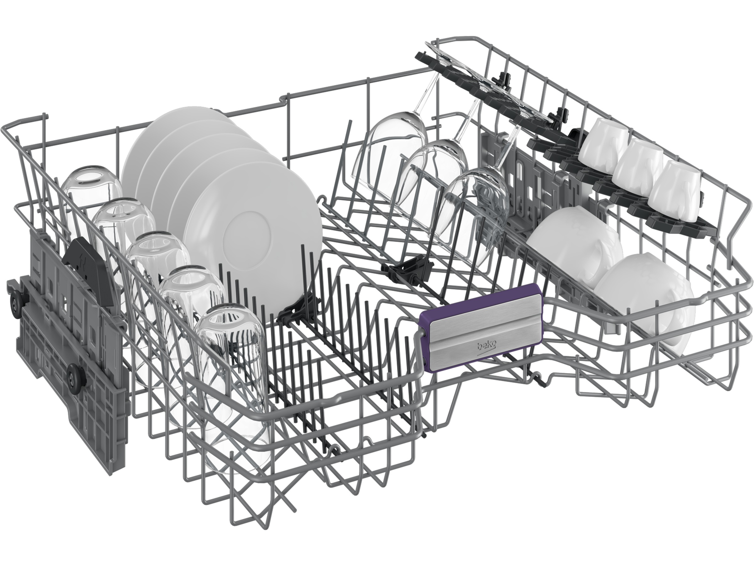 Beko BDUN38641WD Diskmaskin (vit) Underbyggd diskmaskin