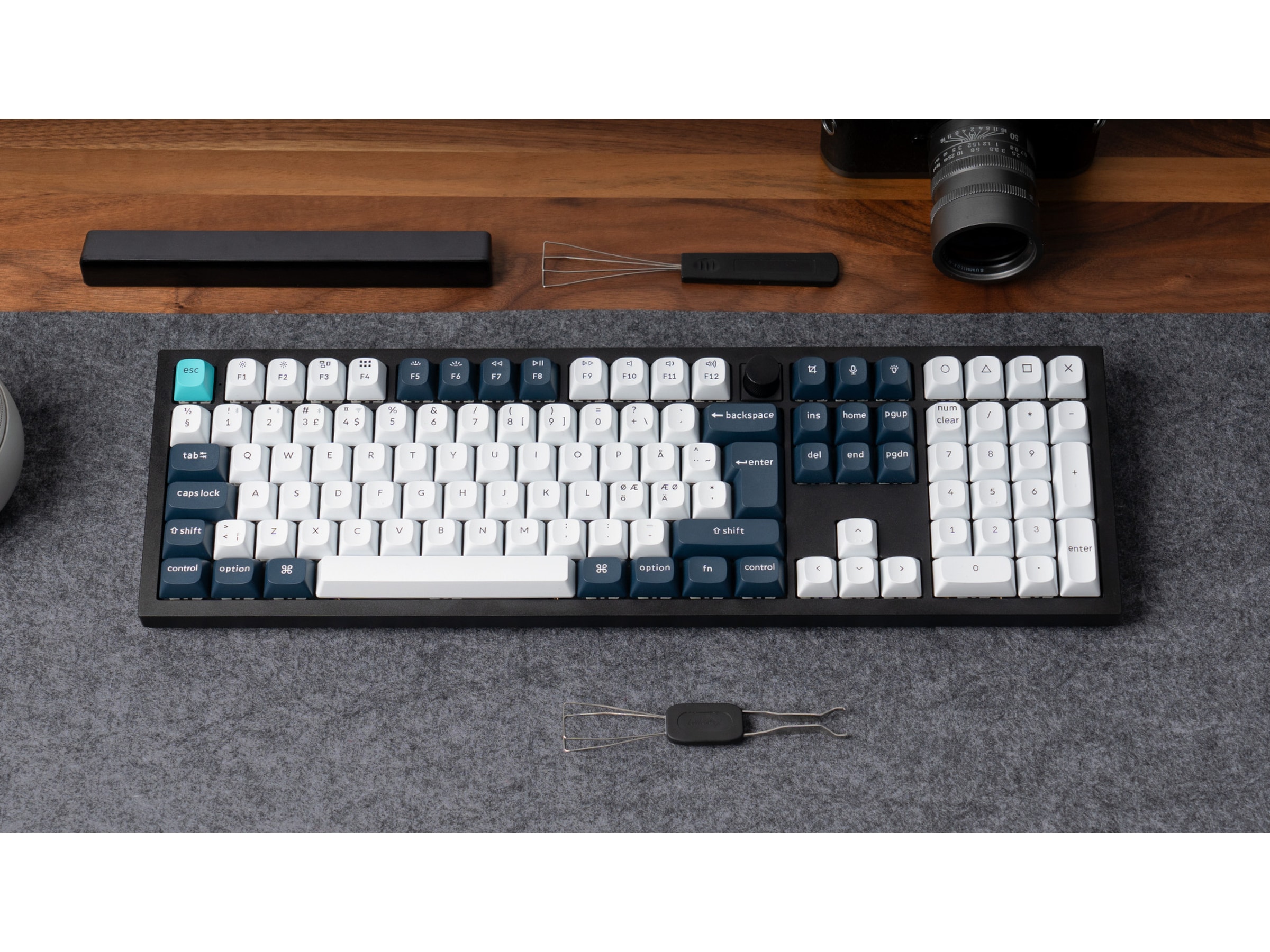 Keychron Q6 MAX 100% trådlös tangentbord Brown Switches Gamingtangentbord