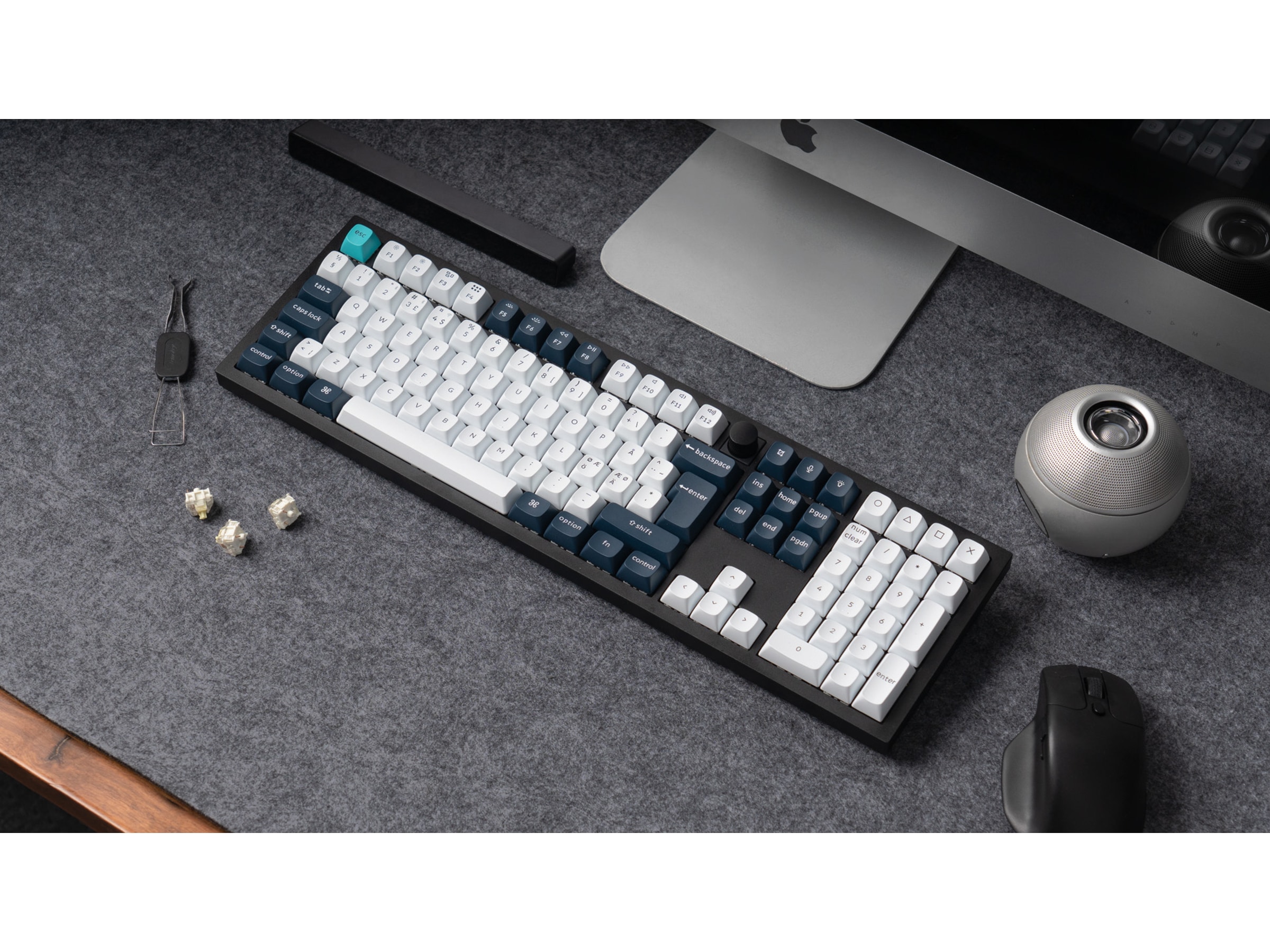 Keychron Q6 MAX 100% trådlös tangentbord Brown Switches Gamingtangentbord